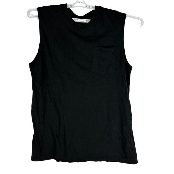 Revolution OT Men's Sleeveless Crew Neck T-Shirt Size XL Black - Picture 1 of 4